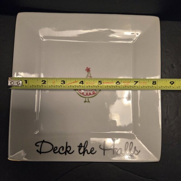 TIS THE SEASON DESSERT PLATES BY ST. NICHOLAS SET OF 2 - Picture 6 of 7